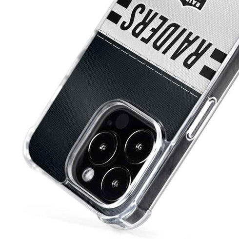 NFL Las Vegas Raiders White Striped iPhone 16 Pro MagSafe Case